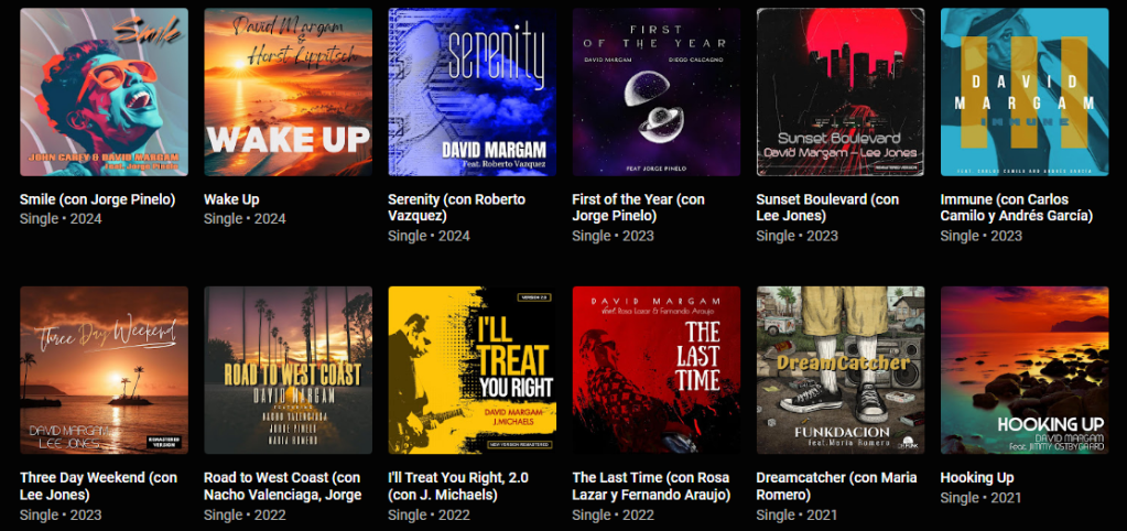 discografia david margam